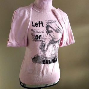 Eruner Pastel Pink Turtleneck Sweater